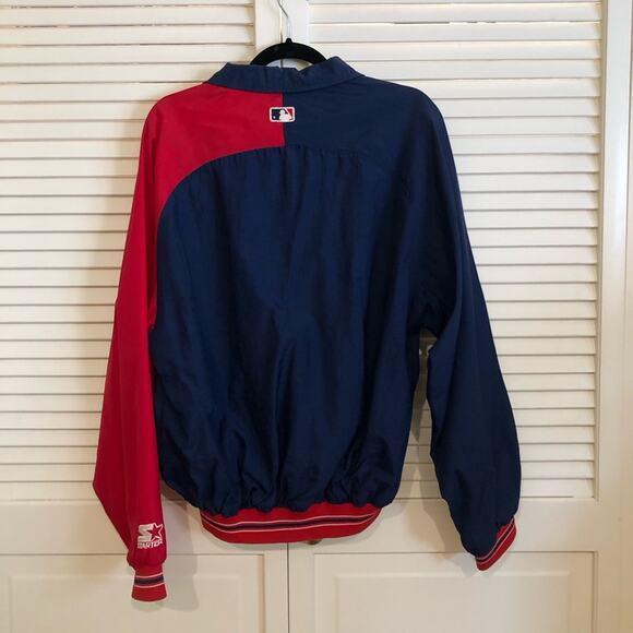 Vintage 1990s Cleveland Indians Starter Dugout Jacket XL - Picture 5 of 8